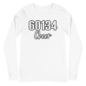 Adult Long Sleeve Tee available in Blue or White