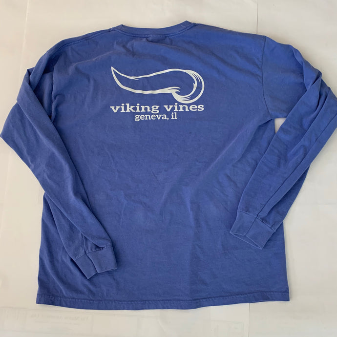 viking vines long sleeve pocket t-shirt